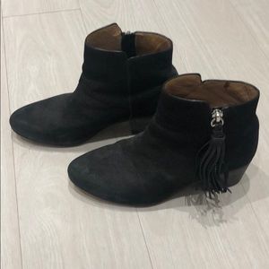 COACH suede booties